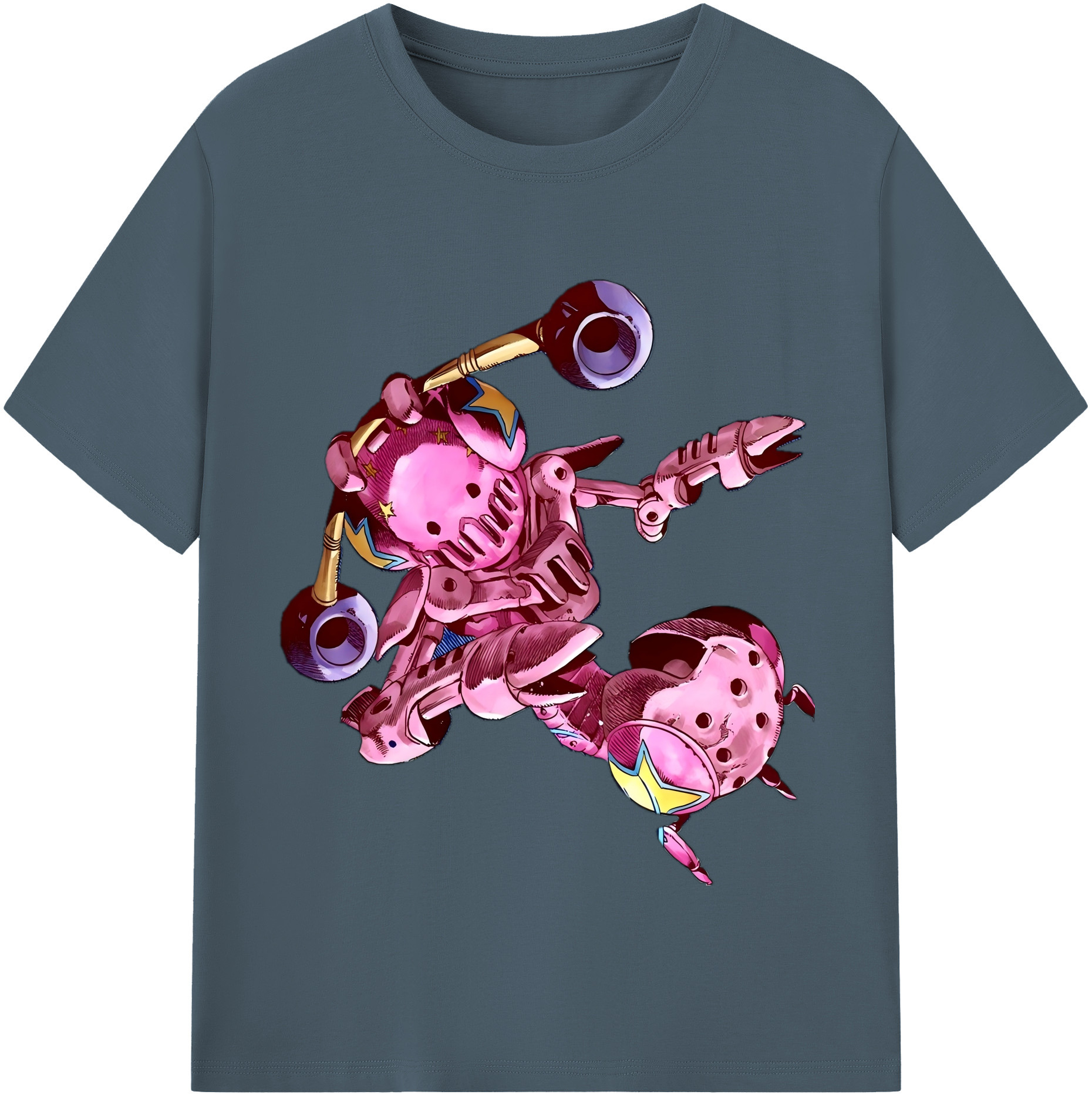 （画像用） ジョジョの奇妙な冒険 ジョナサン?ジョースター JoJo's Bizarre Adventure Jonathan Joestar 綿100％半袖Tシャツ（フロントプリント）